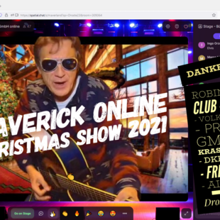 Online Showact mit D. Maverick