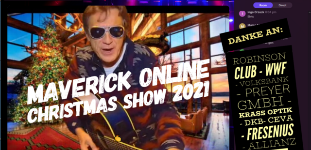 Online Showact mit D. Maverick