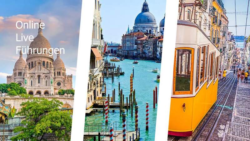 Online Live Stadt Führung - Urlaub in Venedig