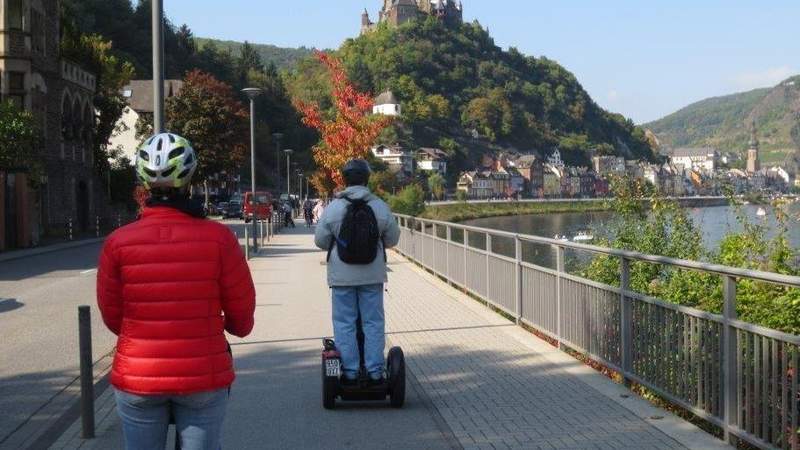 Segway an der Mosel & Einkehr beim Winzer