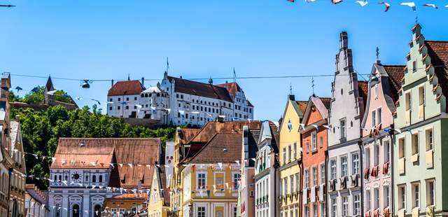 Bunte Altstadt von Landshut