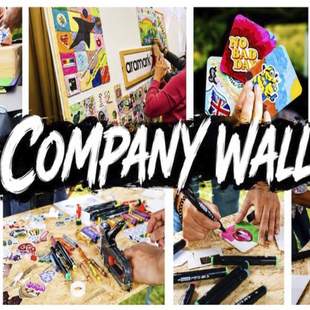 Event Kollektiv Company Wall Company Wall - das kreative Kick-Off Event
