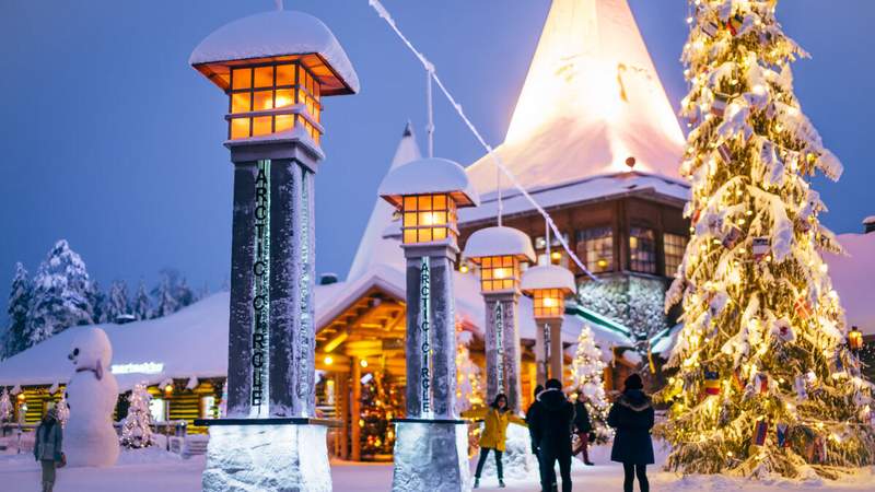 Rovaniemi Mitternachtssonne in Lapland