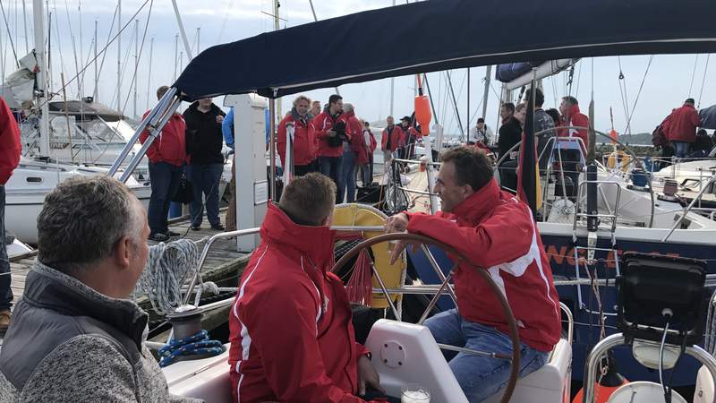 Segelevent auf Segelyachten an der Ostsee