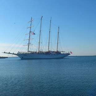 An Bord einer der schönsten Segelschiffe der Welt