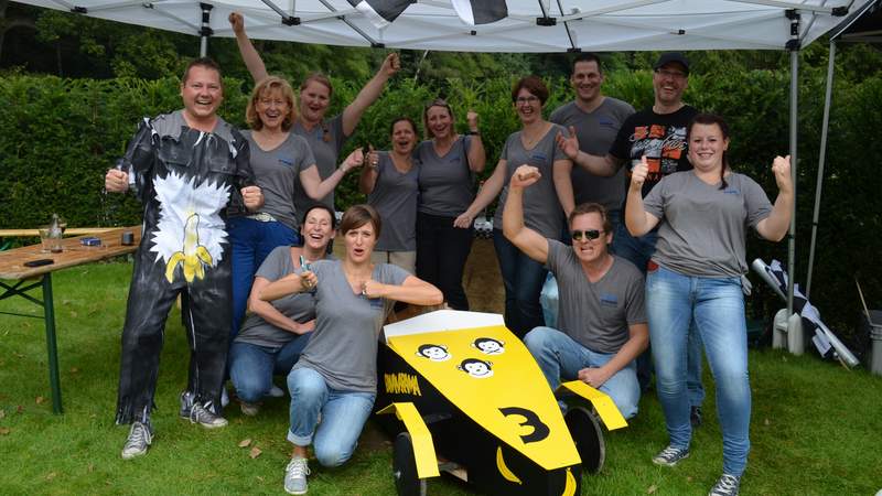 Seifenkistenrennen: RennSpirit für Teamworker