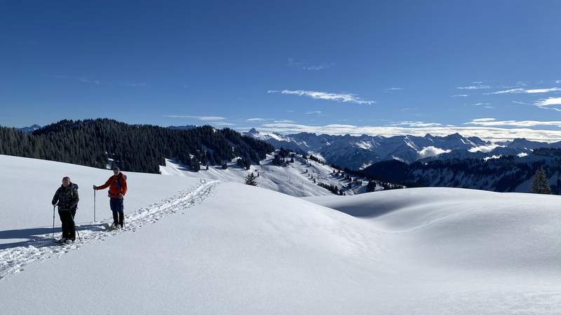 Team-Event Schneeschuhwander-Klassiker Allgäu