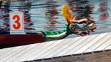 Drachenboot mit Drachenkopf