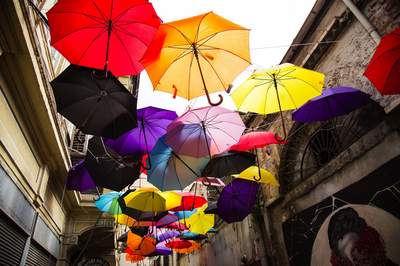 Incentive Reise Gruppenreise Türkei Istanbul Regenschirme