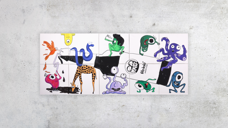 Kunstwerke, Kunstworkshop, Puzzle Painting, Hamburg