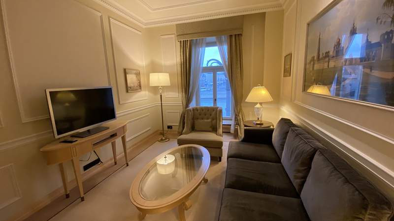 Hotelzimmer mit Blick auf dem Kreml