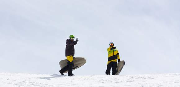 Airboardevent mit Fackelwanderung