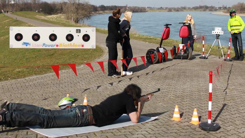 Segway-Biathlon in NRW