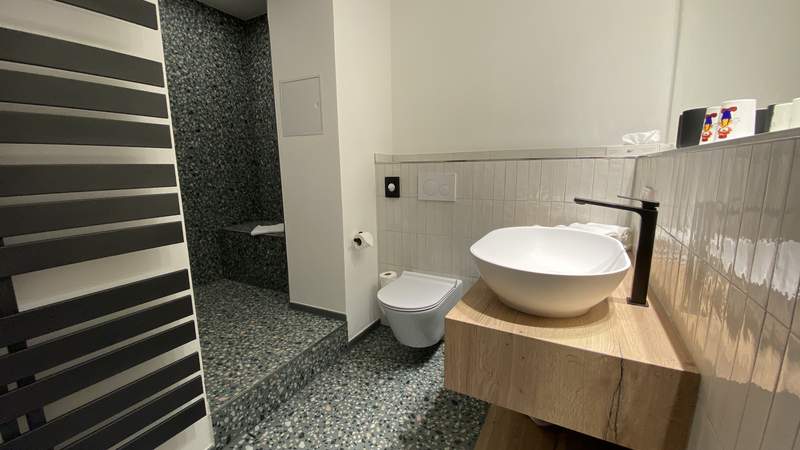 Badezimmer im Apartment Premium Plus