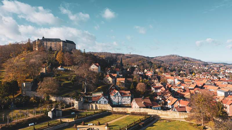 Blankenburg Blick auf Stadt Harz - Geheimnisvolles Blankenburg entdecken