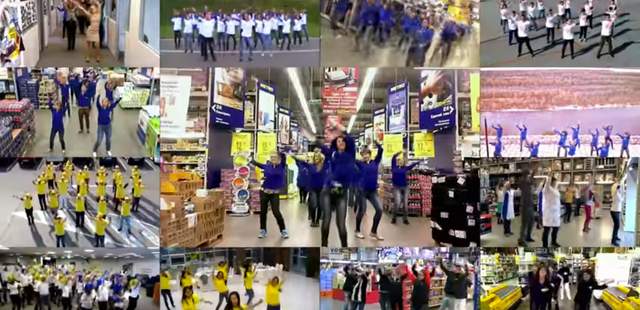 Team Event Virtueller Flashmob