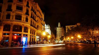 Incentive Reise Gruppenreise Spanien Valencia bei Nacht