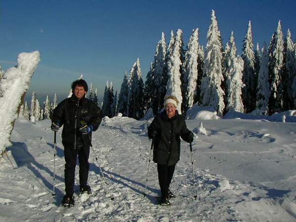 Schneeschuh-Wandern in Niederbayern