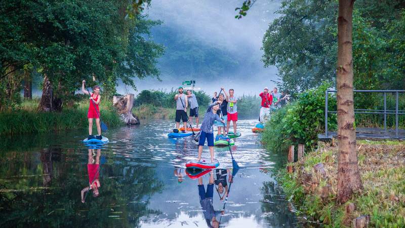 Stand up Paddling im Spreewald Standup Paddling & Bogenschießen im Spreewald