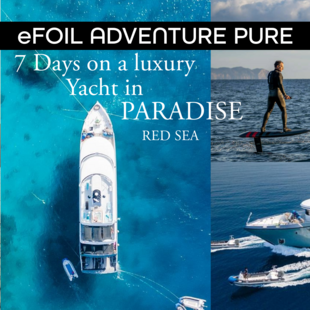 eFoil - Yacht Trip auf dem Roten Meer