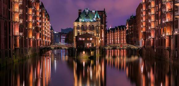 Die Speicherstadt in der Hansestadt Hamburg ist ein Muss bei jedem Besuch