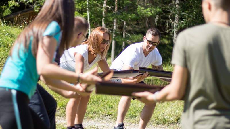 Teamevent in den Bergen