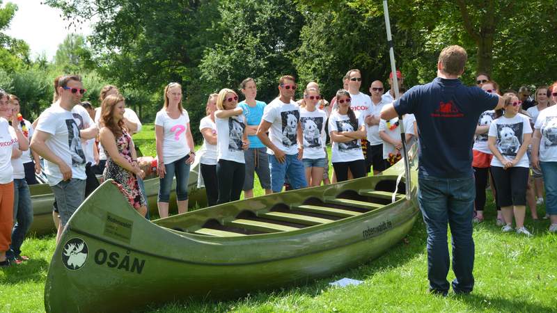 Kanutour Betriebsausflug Eventidee Celle Lüneburger-Heide Hannover