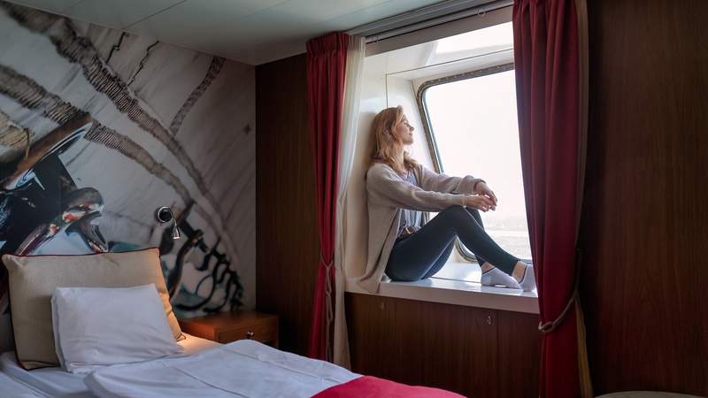 Deck 11 auf den Finnlines-Fähren