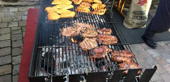 Weihnachtsfeier mit BBQ und "Glühweinstopp"