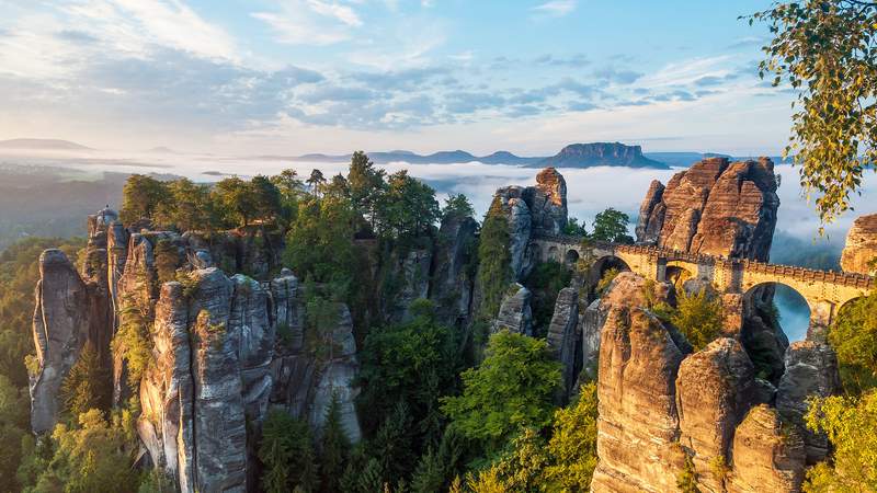 Basteibrücke Sächsische Schweiz Basteibrücke Sächsische Schweiz