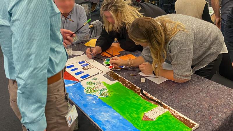 Team-Kunstwerk, Teampainting