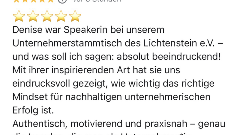 Die "Macht der Gedanken" - Der Vortrag