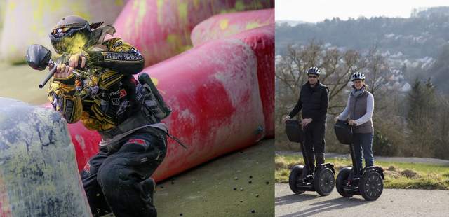Segway-Tour Paintball 1/2-Tagesausflug Segway & Paintball