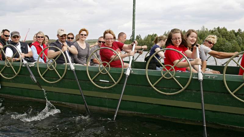 Galeerenfahrt im Fränkischen Seenland