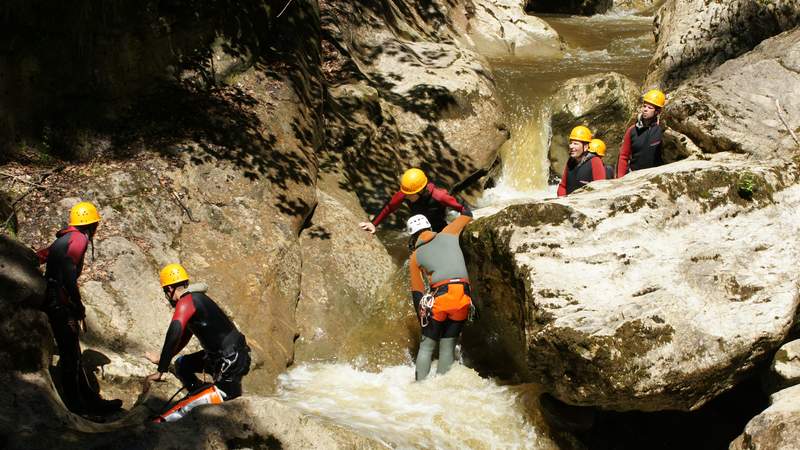 Canyoningtour für Fortgeschrittene