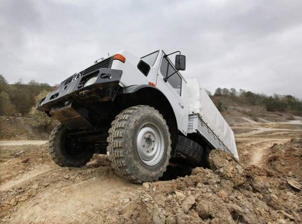 Unimog fahren im Gelände