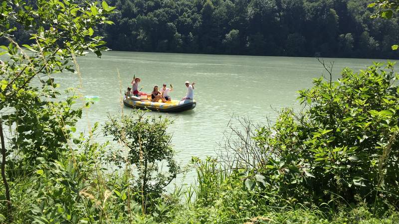 Schlauchboottour in Niederbayern