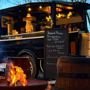 Winter BBQ an der Feuerschale