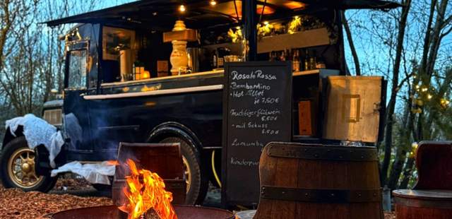 Winter BBQ an der Feuerschale