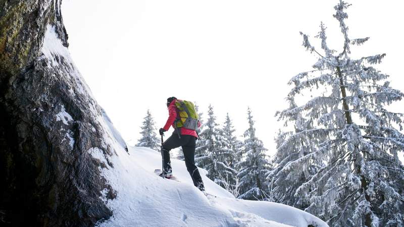 Schneeschuhwandern in Niederbayern