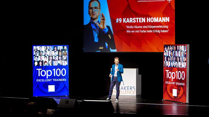 TOP 100 Keynote Speaker Karsten Homann mit seinem Vortrag: Entdecke deinen Farbcode