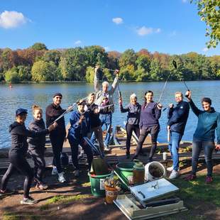 Cleanup Kanutour in Berlin