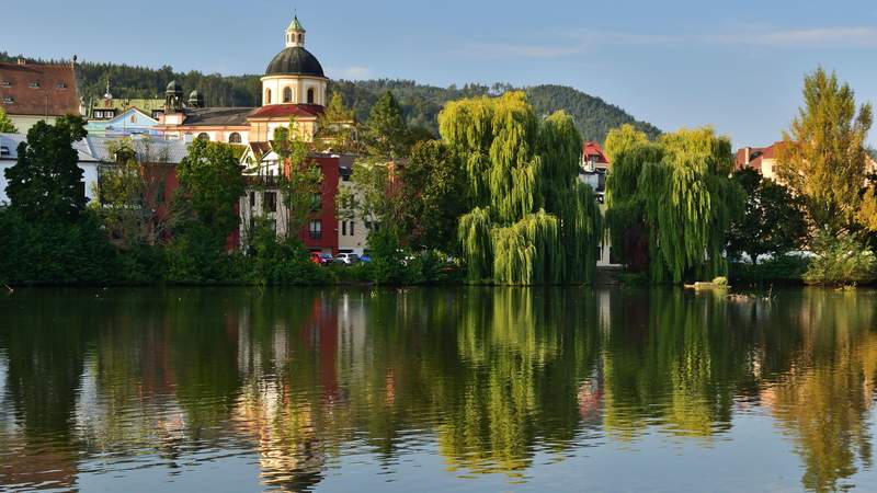 Decin_I Panorama & Pralinen auf zwei Rädern um Decín