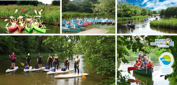 Kanufahren, SUP und Kajak im Naturpark Dümmer