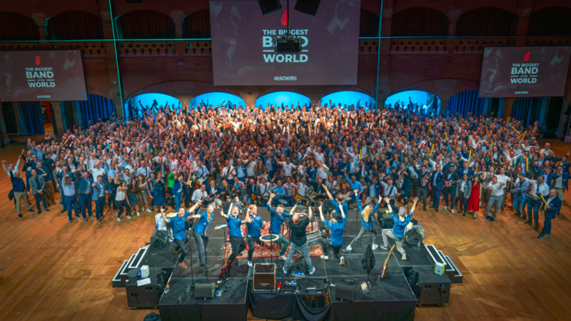 Die größte Band der Welt - Gruppenfoto