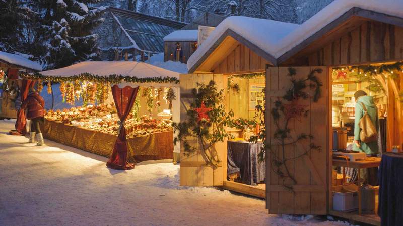 Mobiler Weihnachtsmarkt