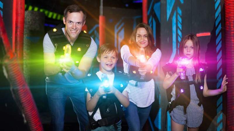 Mobiles Lasertag