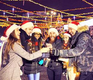 Outdoor Firmen Weihnachtsfeier