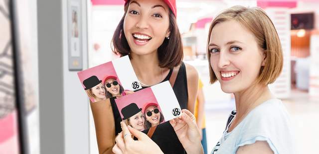 Fotostation für bleibende Erinnerungen