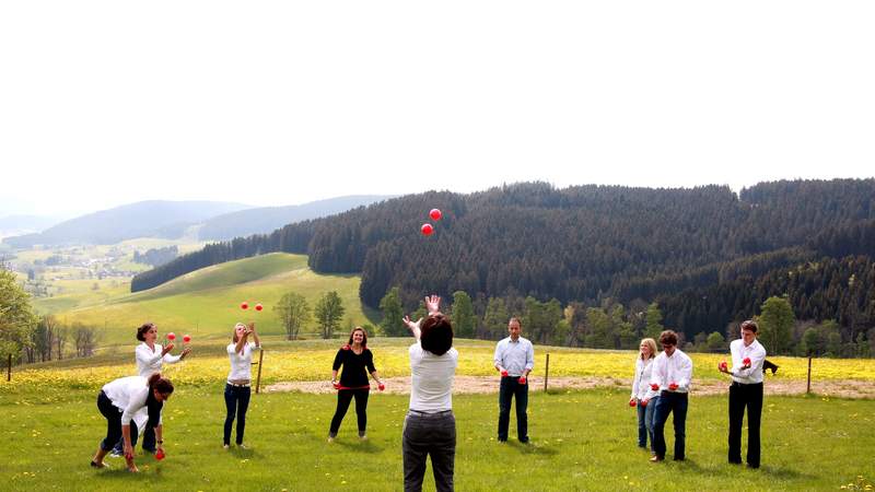Schwarzwald-Teamtraining mal anders...